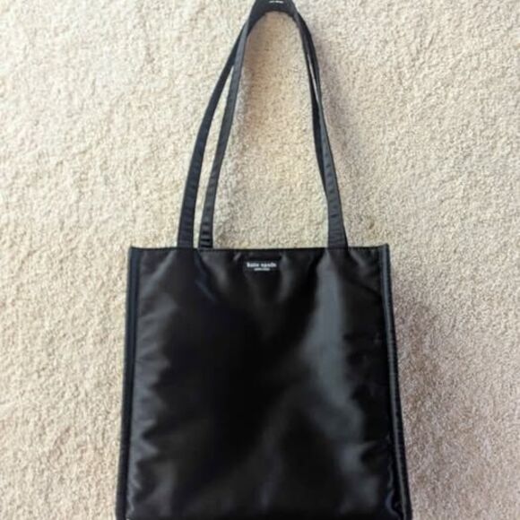 Vintage Kate Spade Sam box tote nylon 90s - Picture 1 of 8